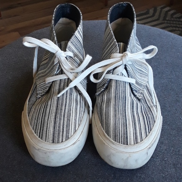 STRIPPED HIGH TOPS - Picture 1 of 4